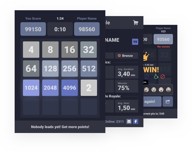 2048 Multiplayer by MacteLabs